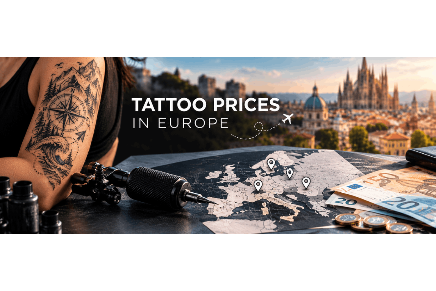 Tattoo Prices in Europe: Complete Guide by Country & City