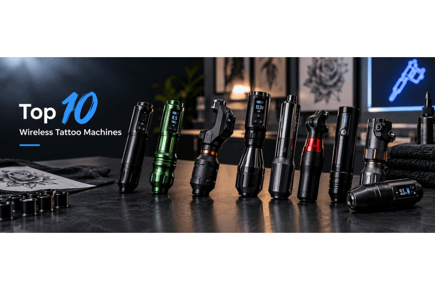 Top 10 Best Wireless Tattoo Machines for Beginners and Pros in 2026