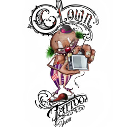 Clown Tattoo Shop