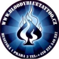 Bloody Blue Tattoo