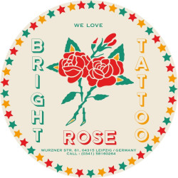 Bright Rose Tattoo