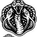 Triple Cobra Classic Tattooing