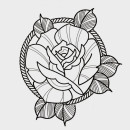 Crimson Rose Tattoo
